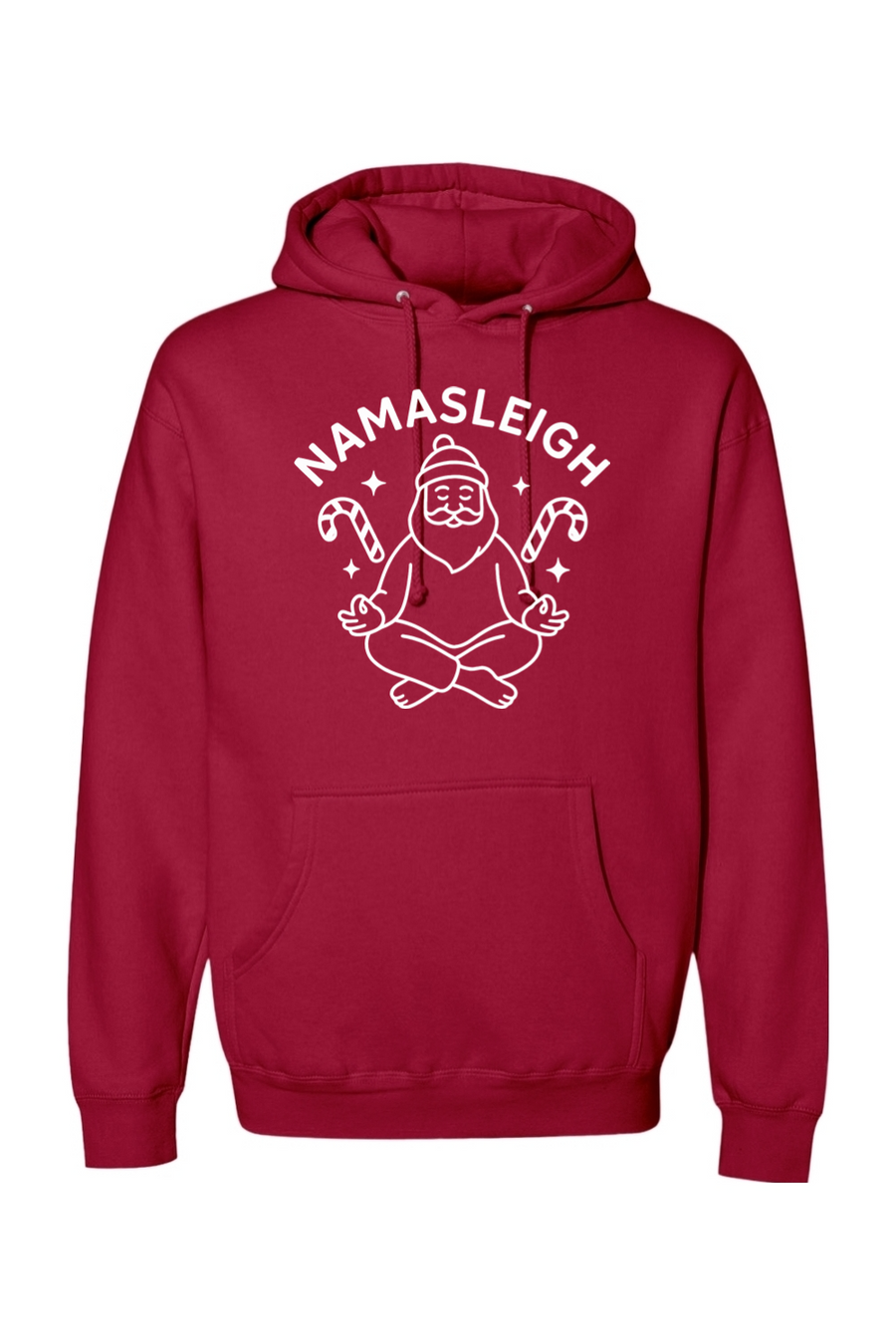 Red Christmas hoodie with