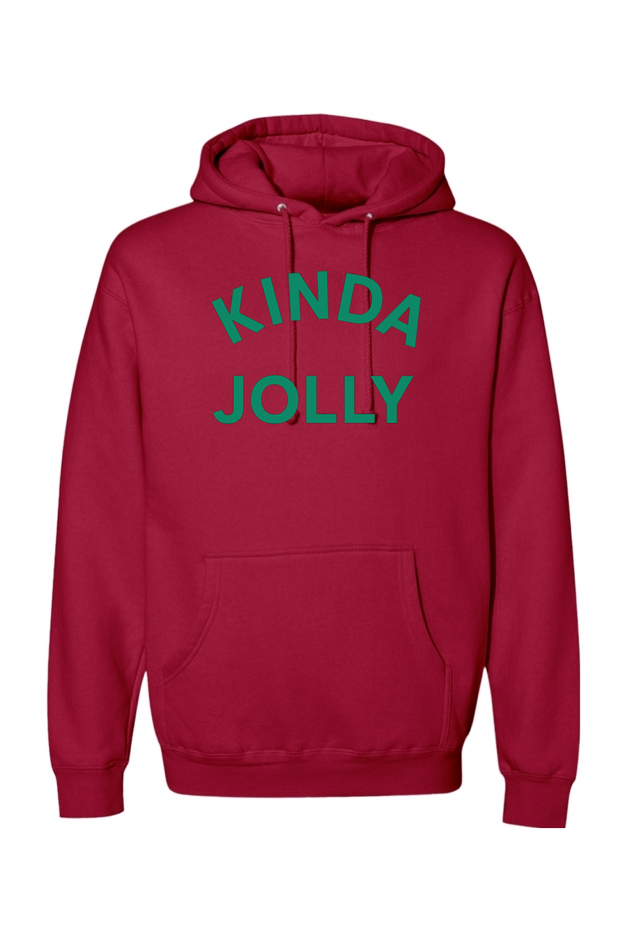 Red Christmas hoodie with