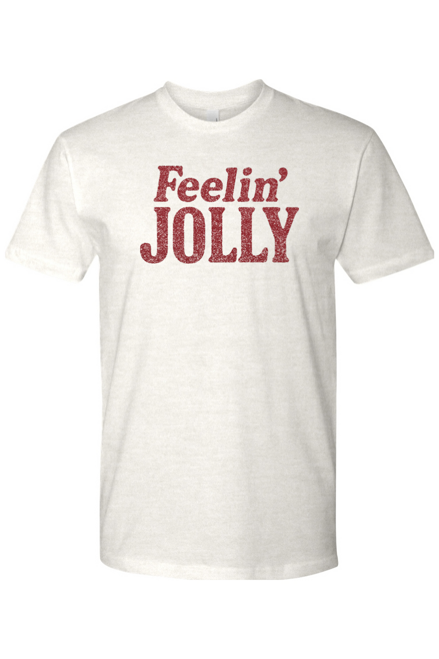 Light cream Christmas t-shirt with