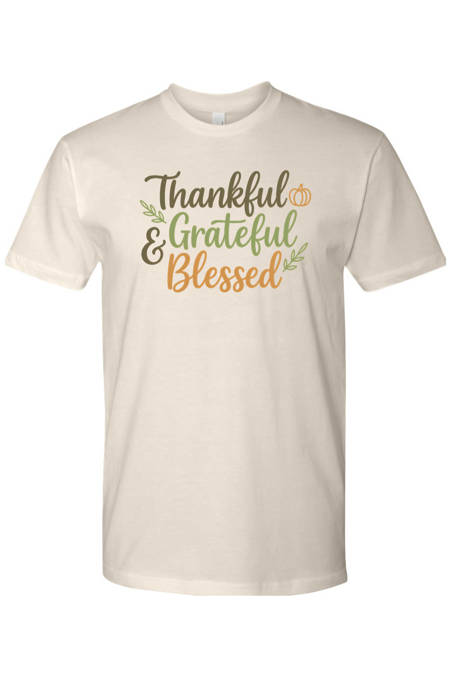 Cream beige Thanksgiving t-shirt with