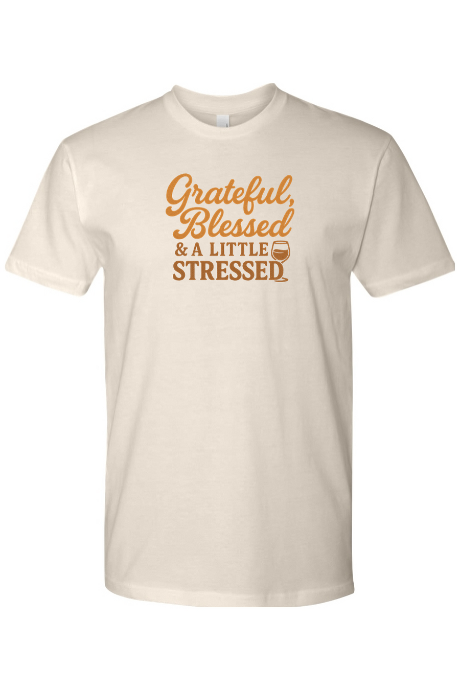 Cream beige Thanksgiving t-shirt with