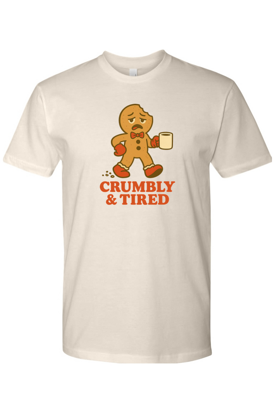 Beige vintage Christmas t-shirt with