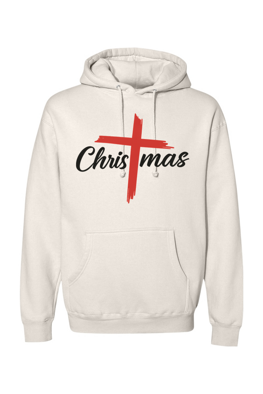 Beige Christmas Hoodie with
