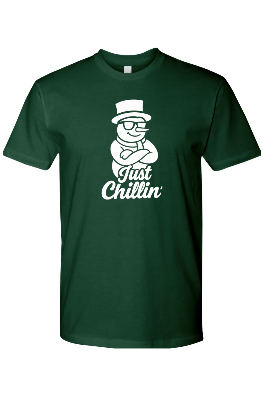 Dark green Christmas t-shirt with