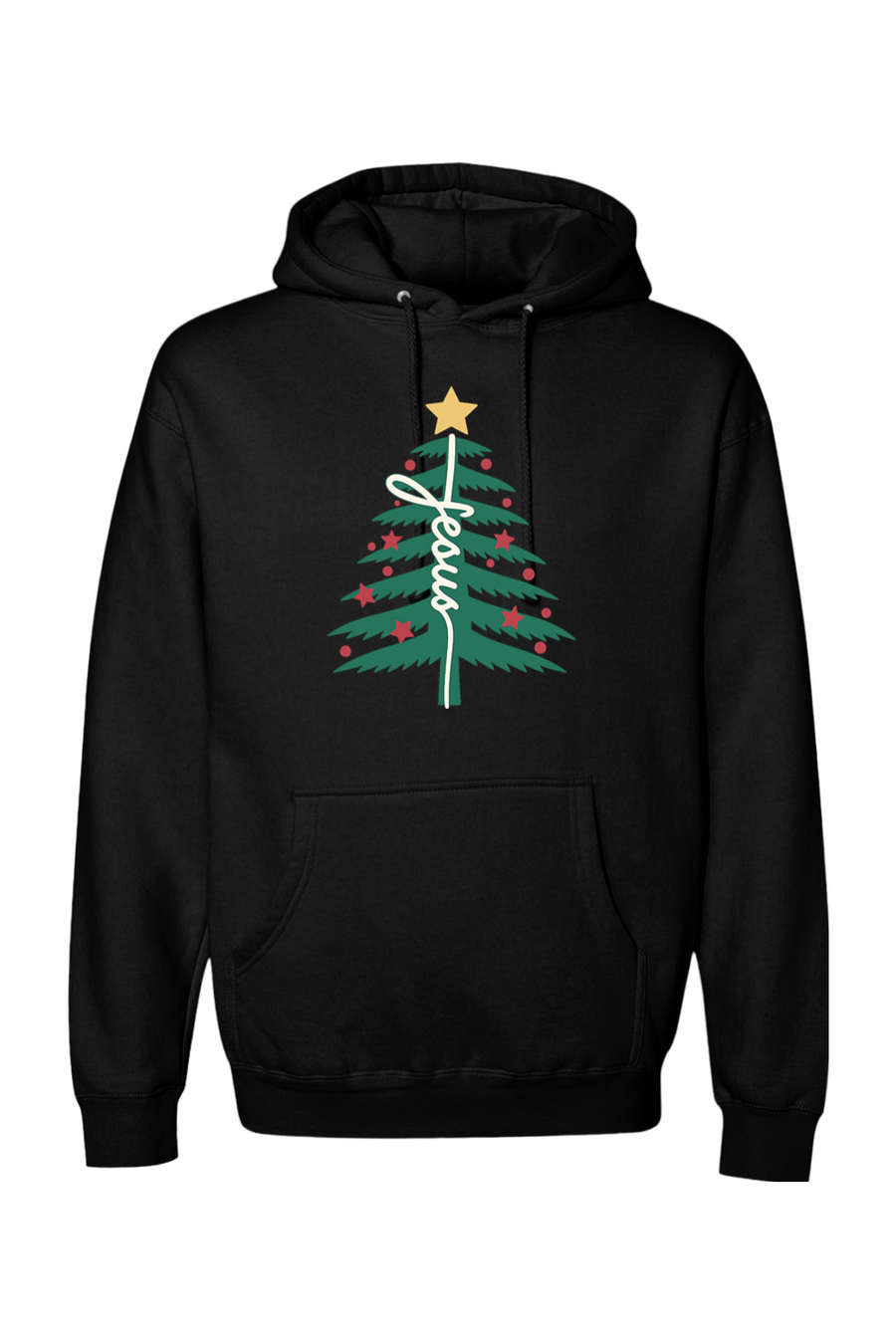 Black Christmas hoodie with