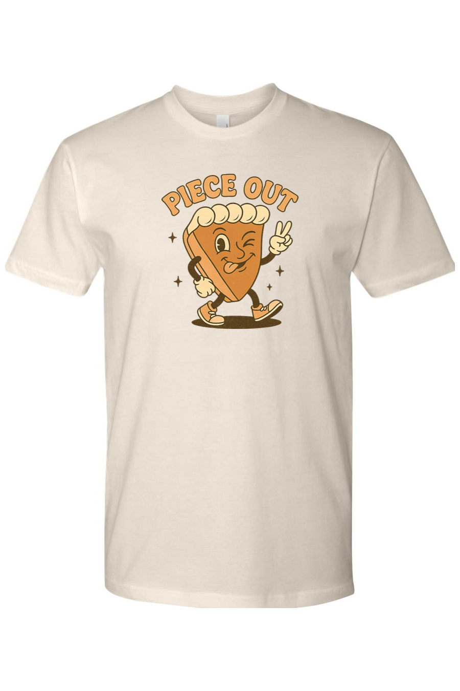 Cream beige Thanksgiving t-shirt with