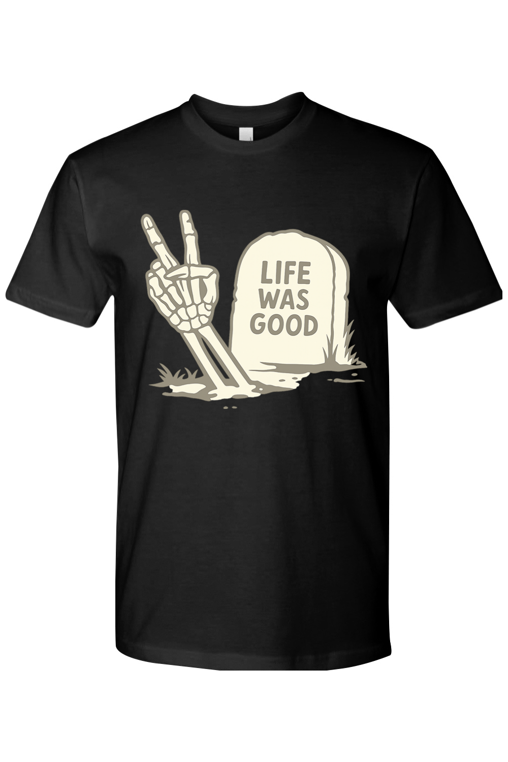 Life Was Good Gravestone T-Shirt