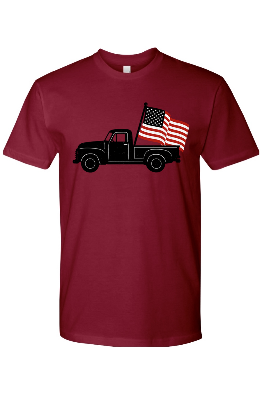 Vintage Truck US Flag T-Shirt