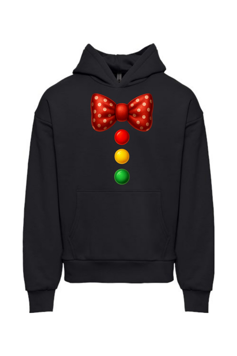 Clown Bow Tie Costume Hoodie