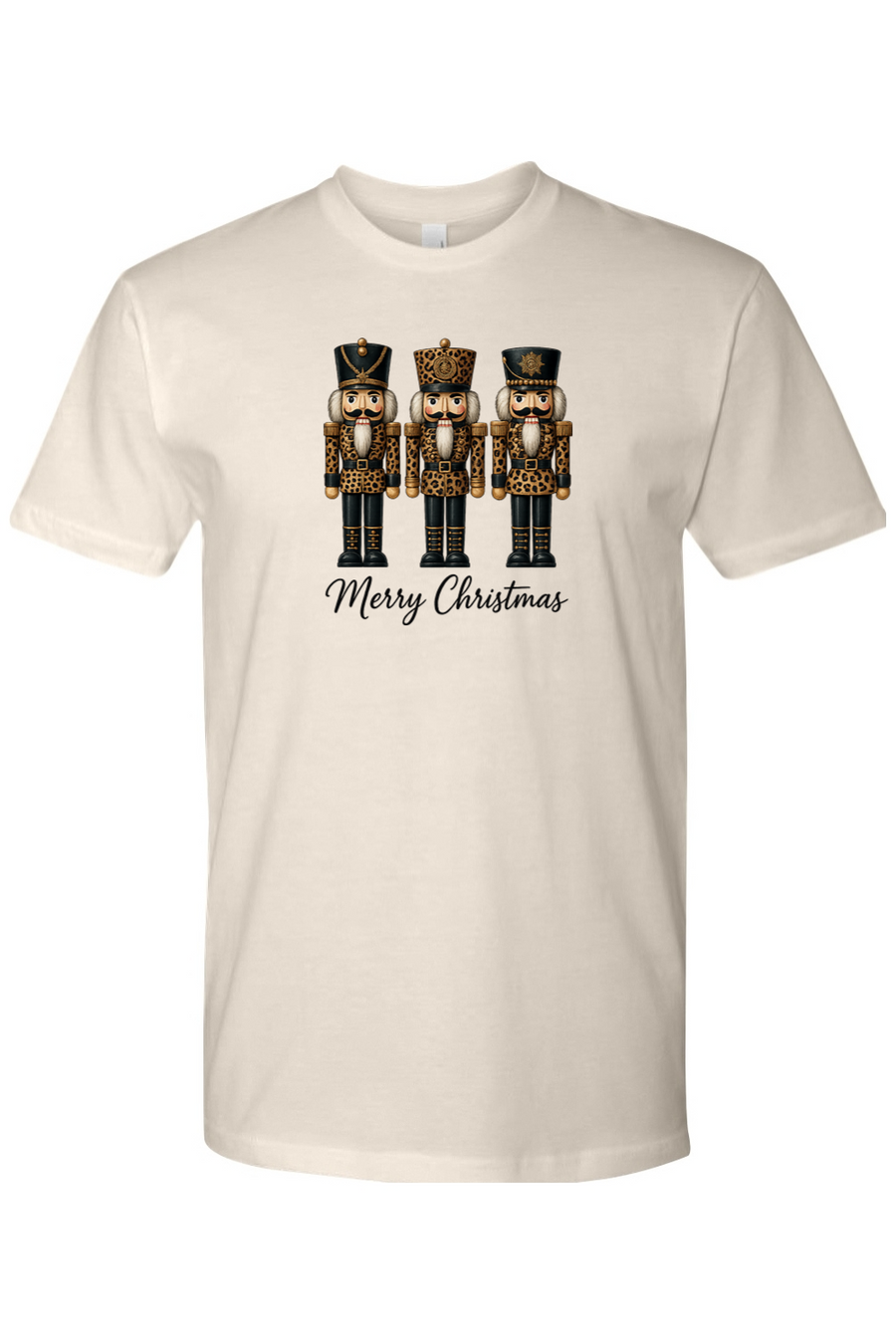 Beige cream Christmas t-shirt with
