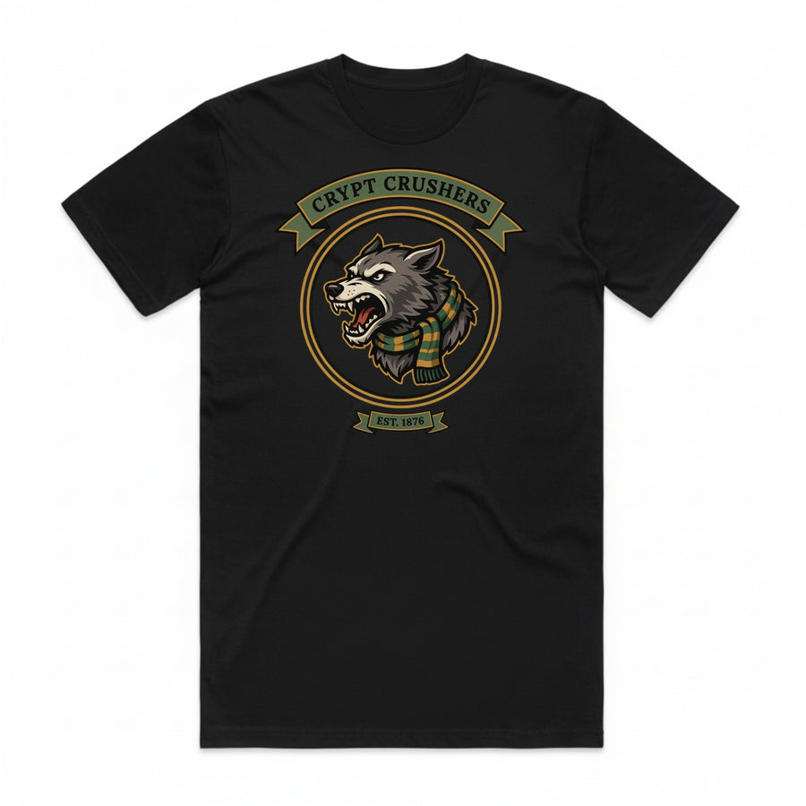 Crypt Crushers T-Shirt - Black Cat