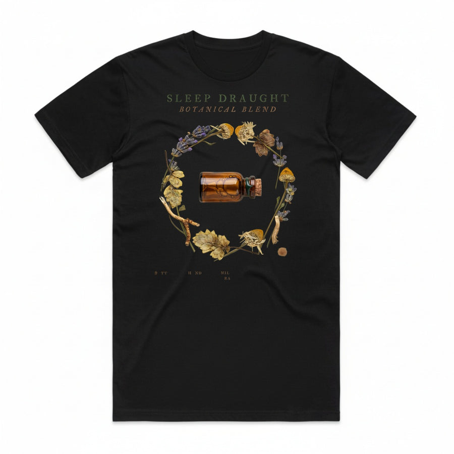 Sleep Draught T-Shirt - Black Cat