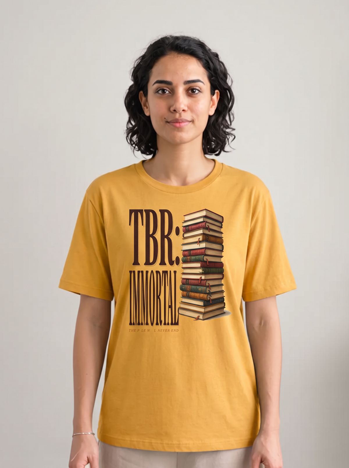 TBR Immortal T-Shirt - Mustard (lifestyle)