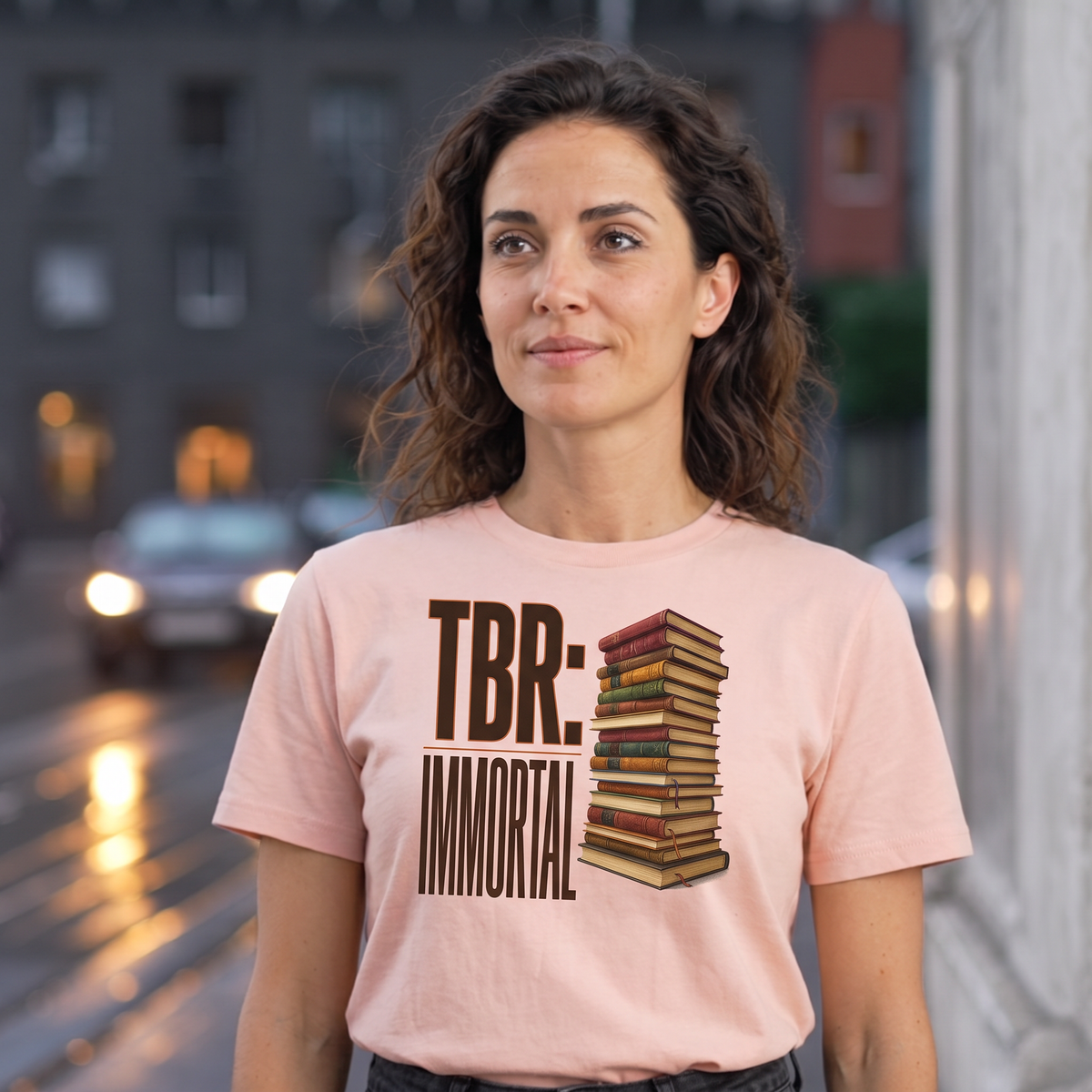 TBR Immortal T-Shirt - Pale Pink (lifestyle)