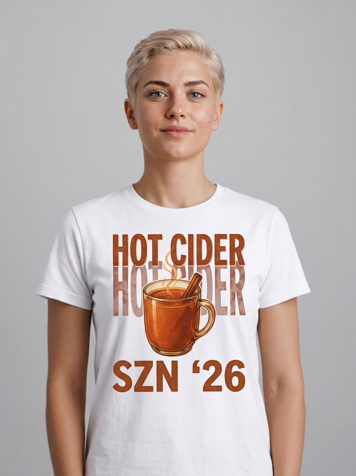 Hot Cider Szn T-Shirt - White (lifestyle)
