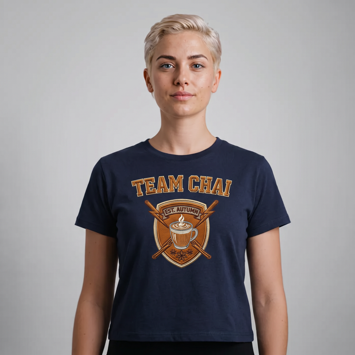 Team Chai T-Shirt - Navy (lifestyle)