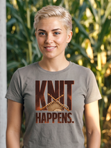 Knit Happens T-Shirt - Granite (lifestyle)