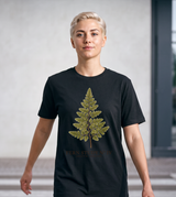 Fern Study No. 4 T-Shirt - Black (lifestyle)