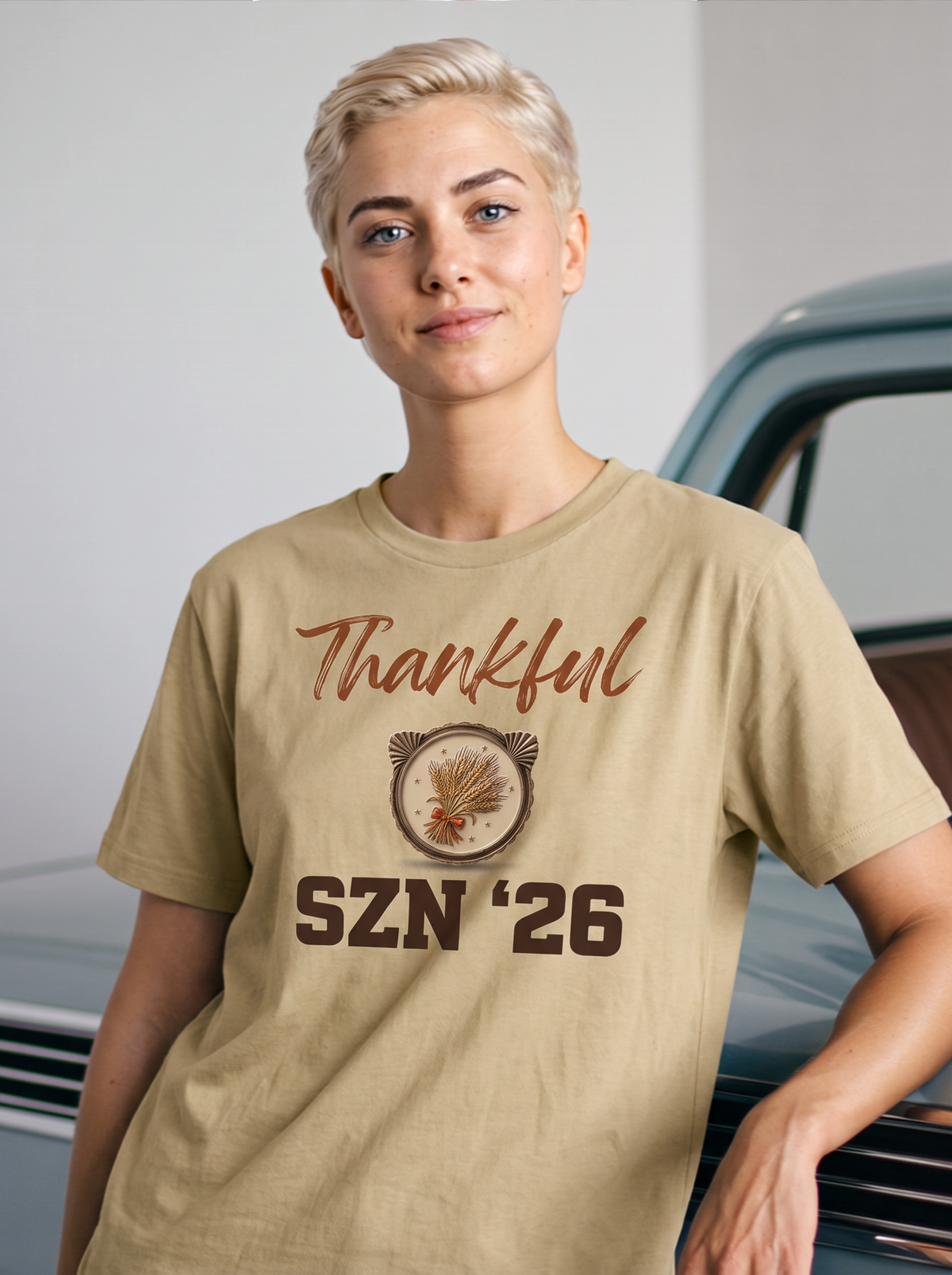 Thankful Szn T-Shirt - Khaki (lifestyle)