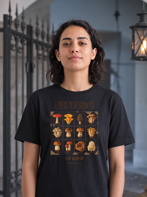 A Study in Mushrooms T-Shirt
