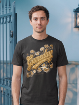 Gameday Rhinestone Print T-Shirt - Coal (lifestyle)