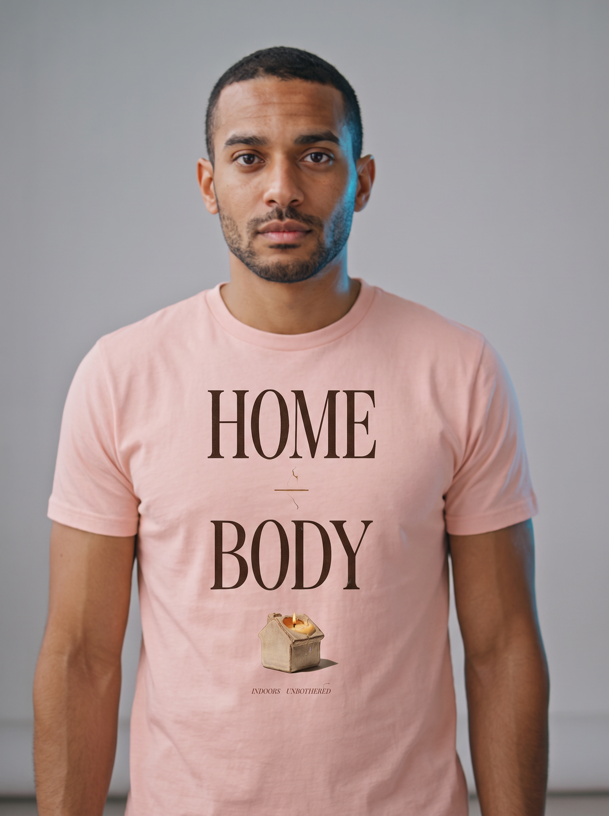 Home Body T-Shirt - Pale Pink (lifestyle)