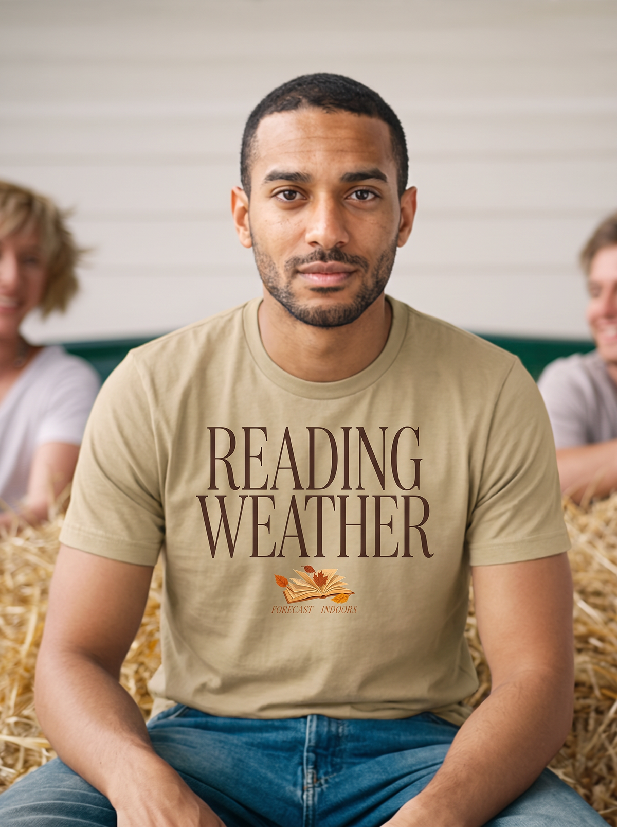 Reading Weather T-Shirt - Khaki (lifestyle)