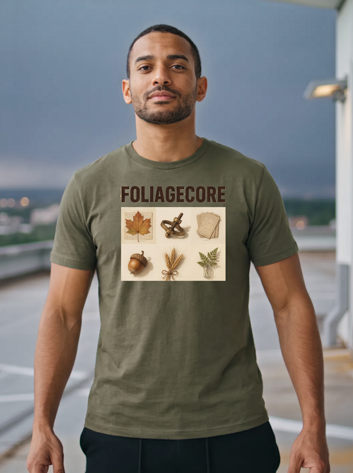Foliagecore T-Shirt - Army (lifestyle)