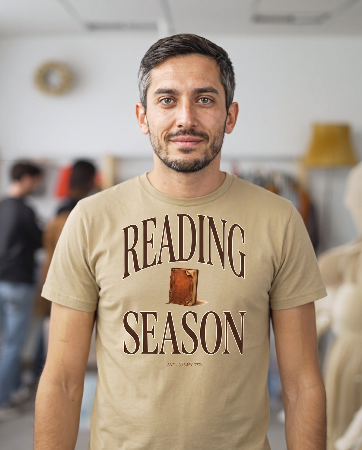 Reading Season Est T-Shirt - Khaki (lifestyle)