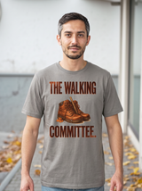The Walking Committee T-Shirt - Granite (lifestyle)