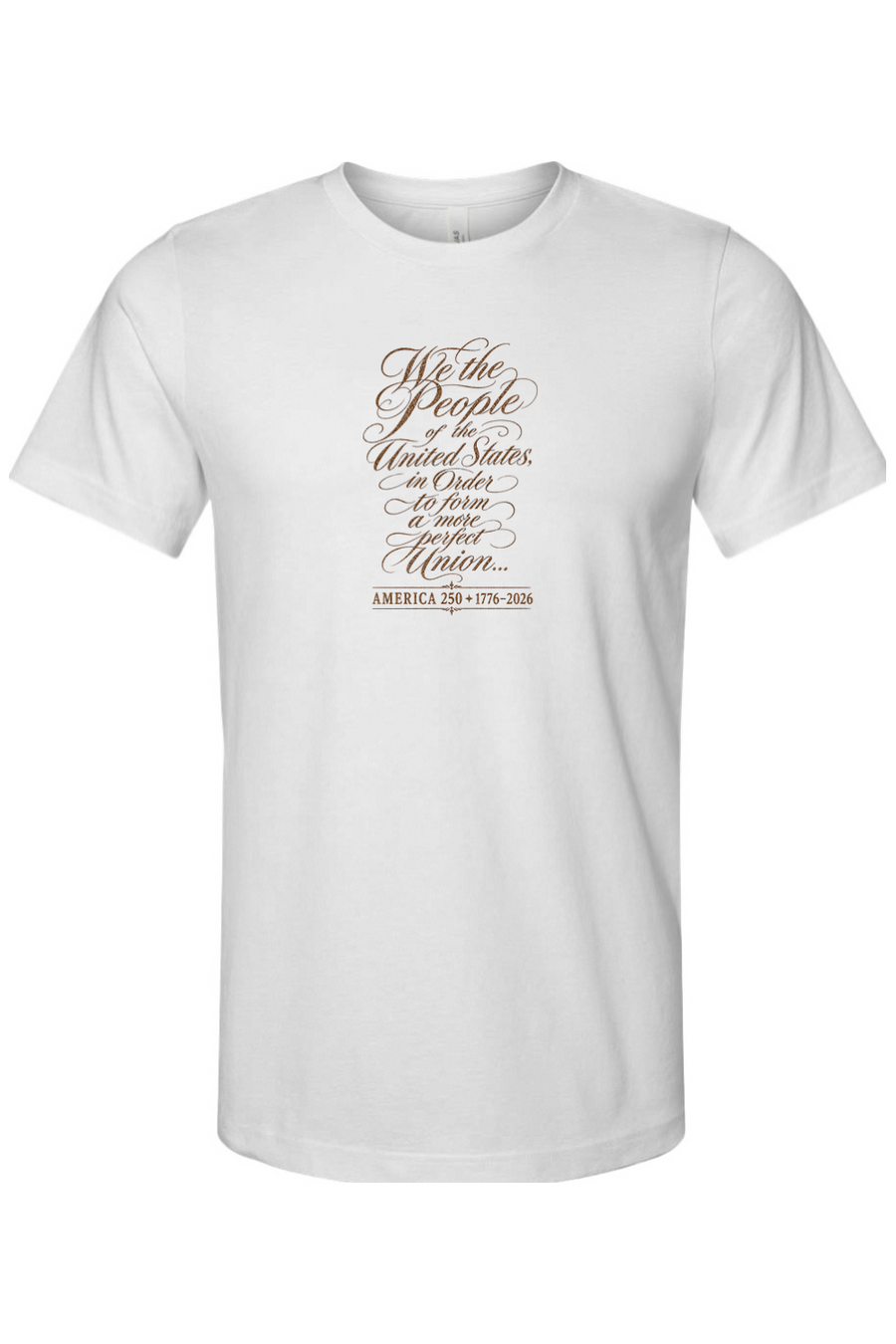 We The People Script T-Shirt