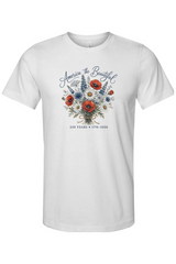 America the Beautiful Flower T-Shirt