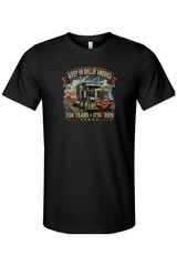 Keep on Rollin' America Semi Truck T-Shirt