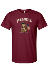 Purr-triotic Cat 1776 T-Shirt