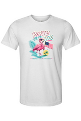 Party Like It's 1776 Flamingo T-Shirt