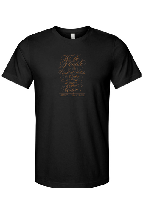 We The People Script T-Shirt