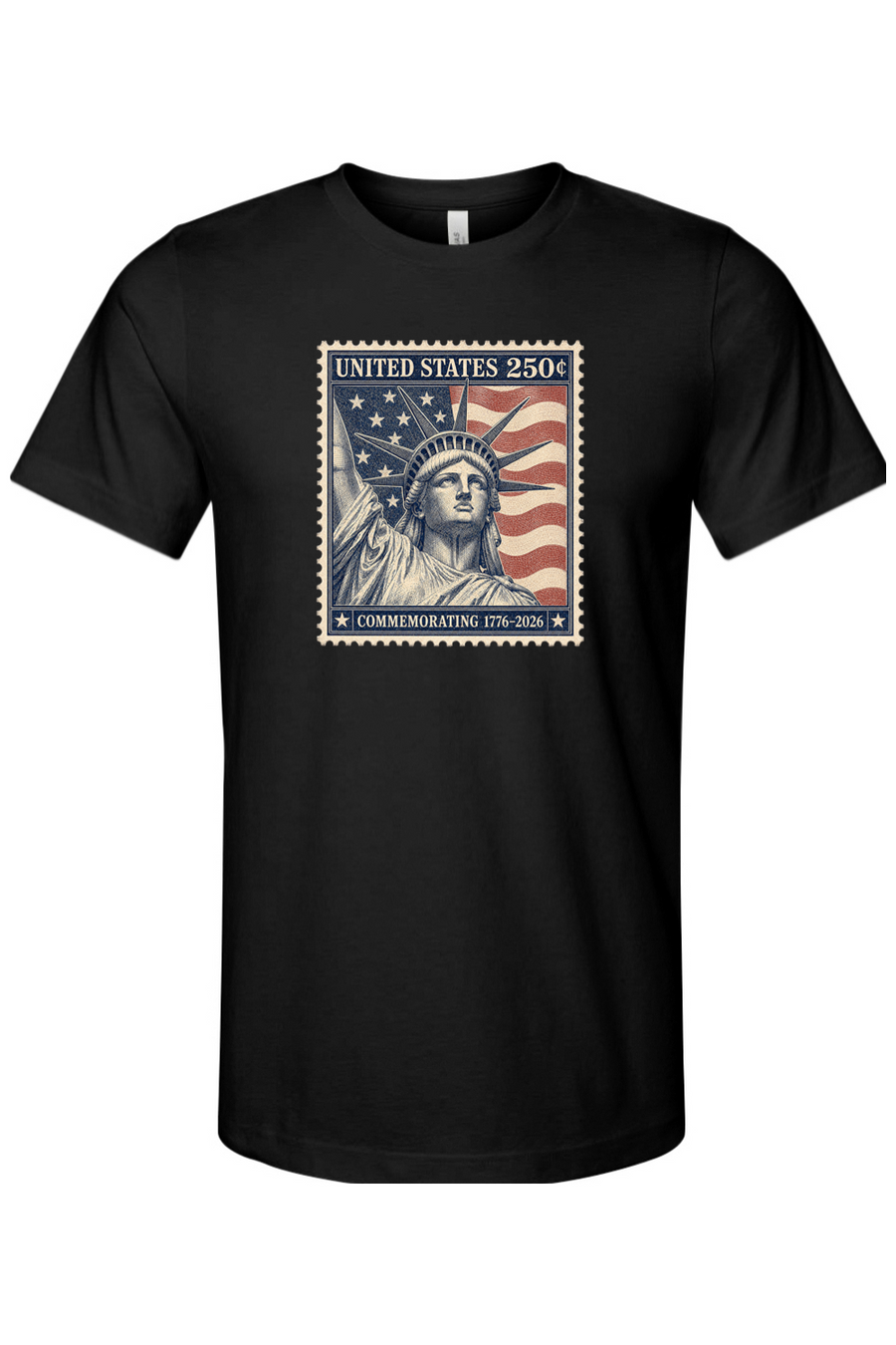 Commemorating 1776-2026 Stamp T-Shirt