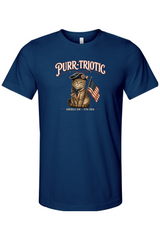 Purr-triotic Cat 1776 T-Shirt