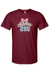 America 250 Girly Varsity T-Shirt