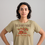 Family Apple Picking Trip Personalized T-Shirt - Khaki (lifestyle)