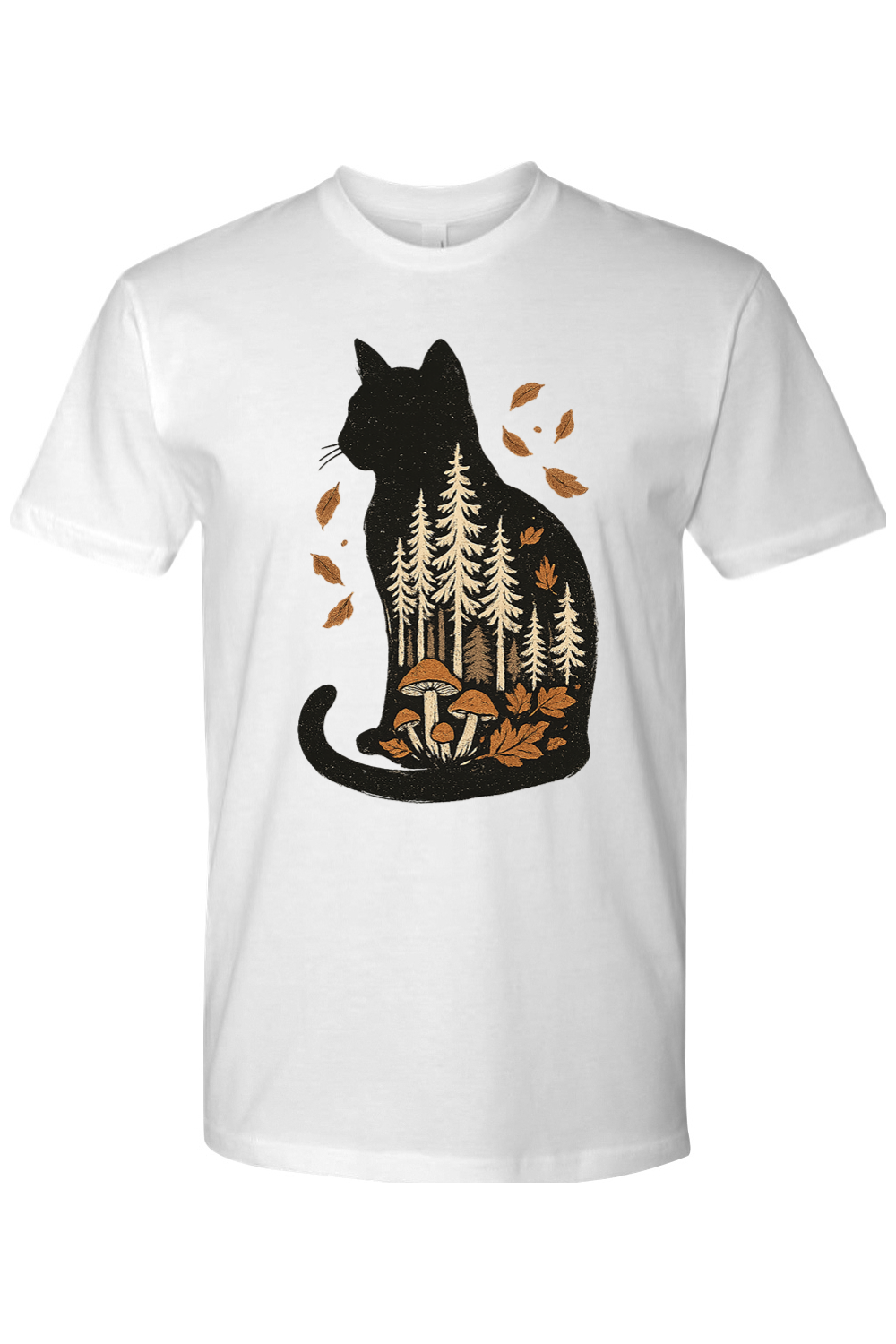 Cat of Autumn Leaves T-Shirt