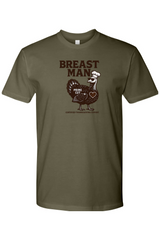 Dark olive green Thanksgiving t-shirt with 