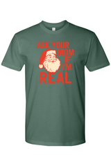 Pine green Christmas t-shirt with 