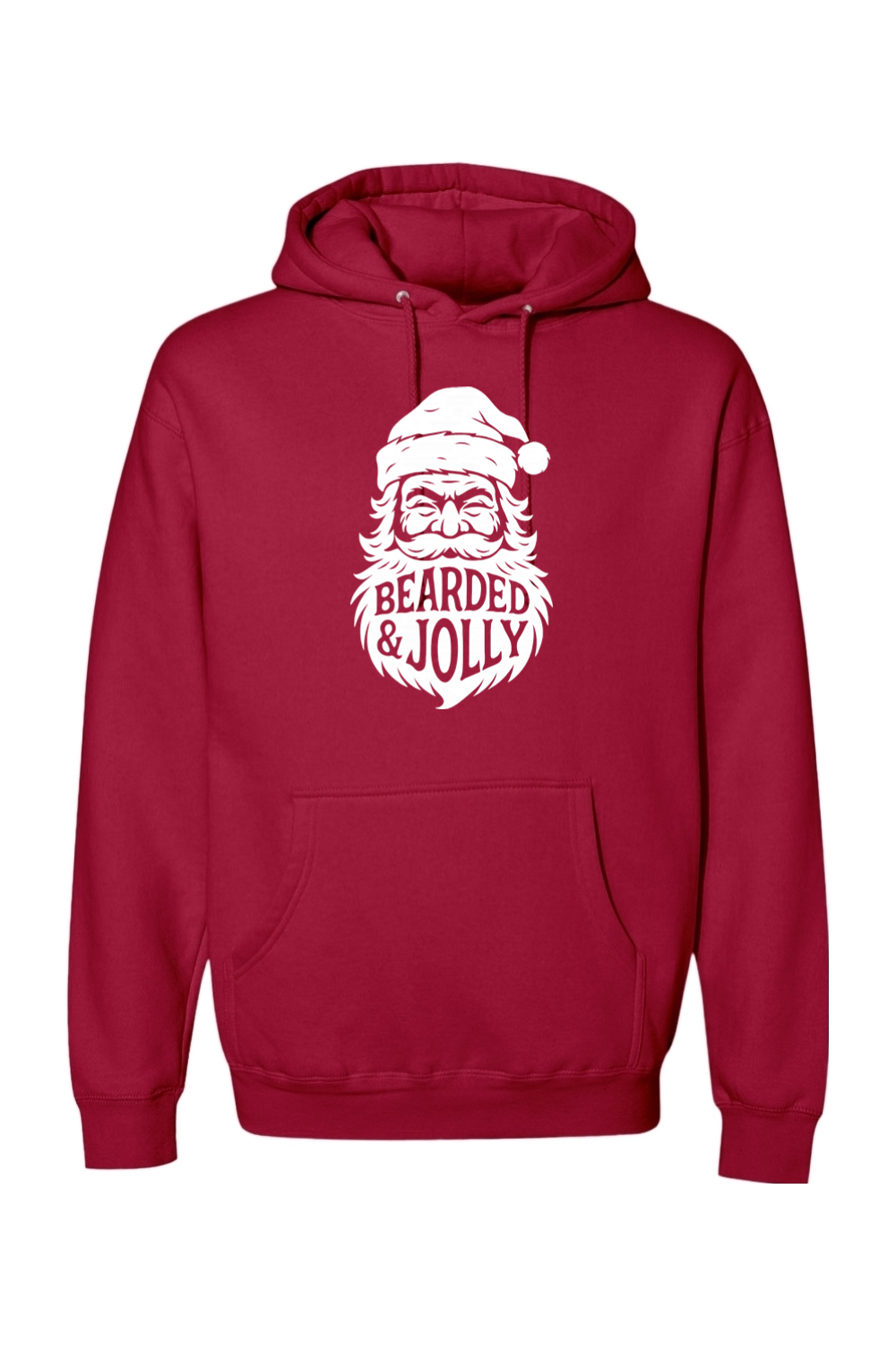 Bearded & Jolly Santa Hoodie