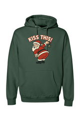 Pine green Christmas hoodie with 