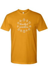 Mustard yellow Thanksgiving t-shirt with 