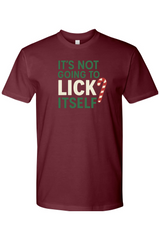 Maroon Christmas t-shirt with 