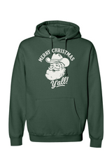 Pine green Christmas hoodie with 
