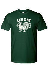 Dark green Thanksgiving t-shirt with 
