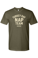 Olive green Thanksgiving t-shirt with 